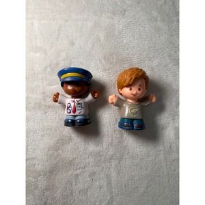 Fisher Price Little People Pilot and Boy Figures DJB53 GGT36 Lot of 2
